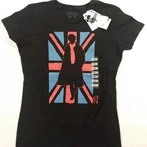 NEW BBC Sherlock Licensed Flag Tee T-Shirt - Youth Small
